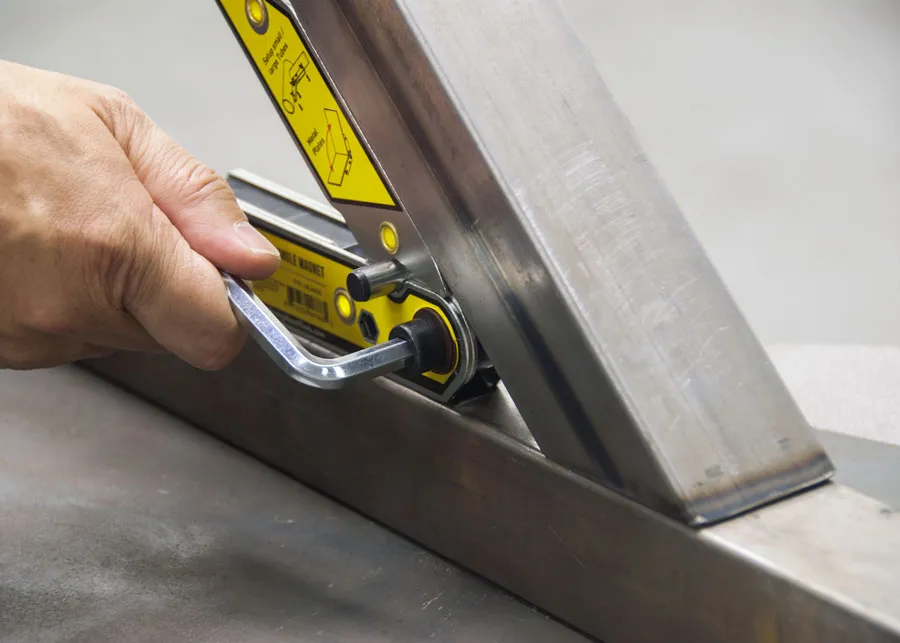 Polohovatelné magnetické úhelníky, sada 2 kusů, pevný úhel, 90°, 30°/60°, 76 mm a 125 mm, AEK